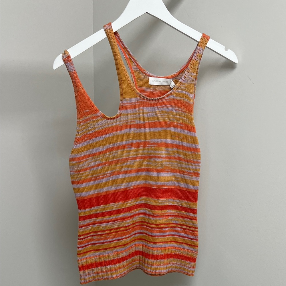 Jonathan Simkhai Sunset Striped Tank Top